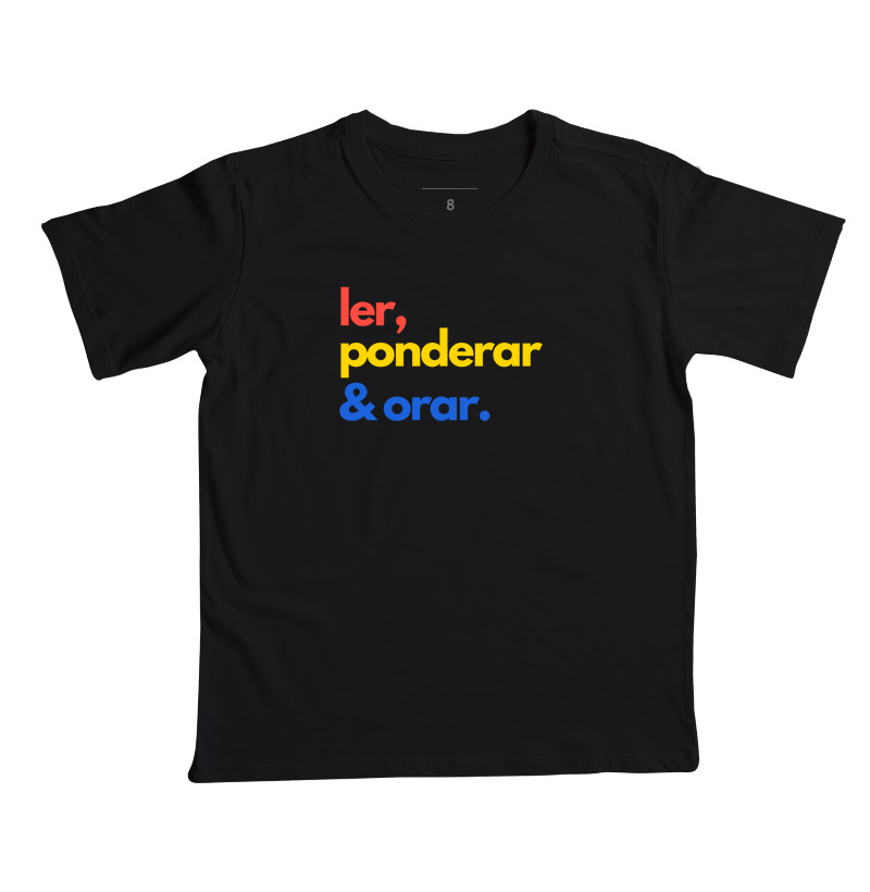 Ler, ponderar & orar - colorido