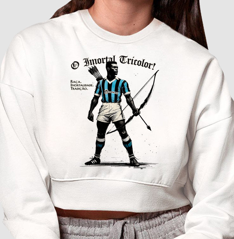 Cropped moletom - Imortal Tricolor