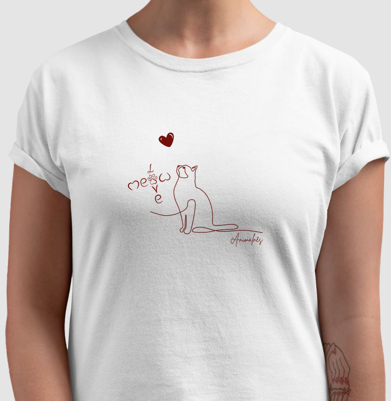 Camiseta Na direção do coração