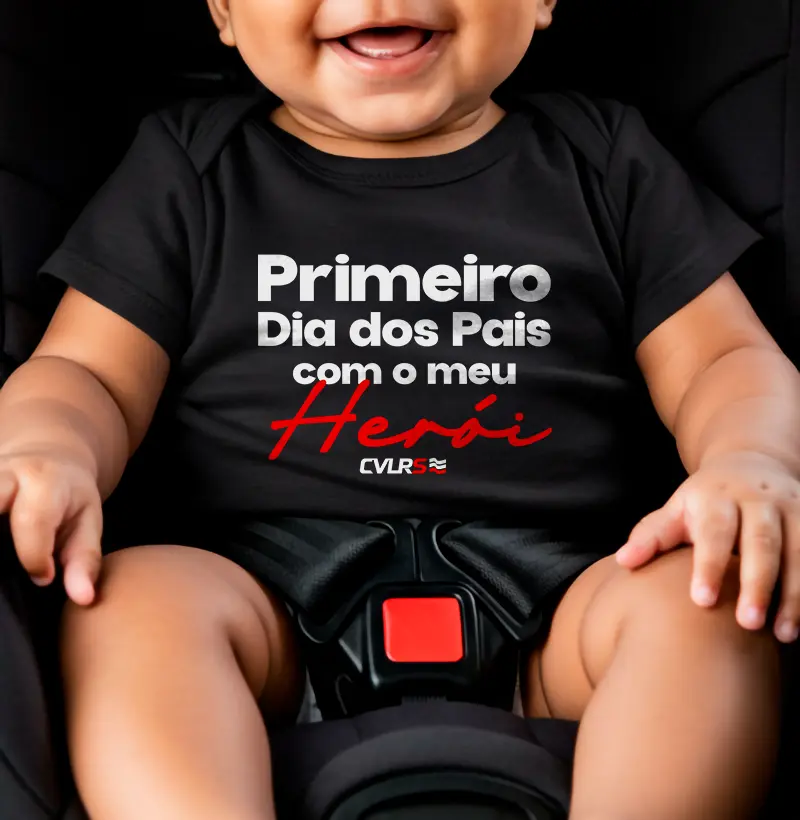 Primeiro Dia dos pais com o meu herói.