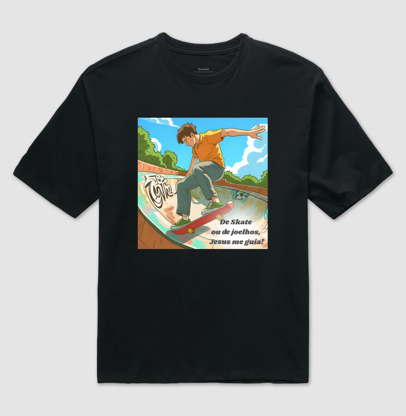 Camiseta Skate e Jesus
