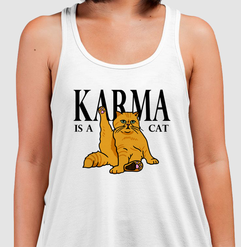 Karma is a cat