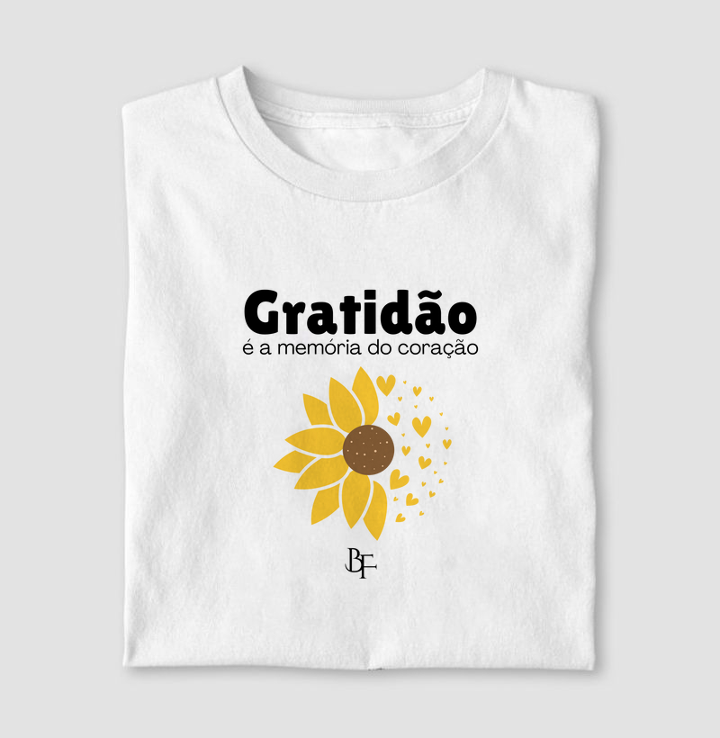 Gratidão é a memória do coração
