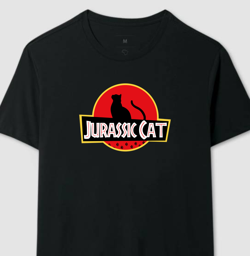 Camiseta Jurassic Cat