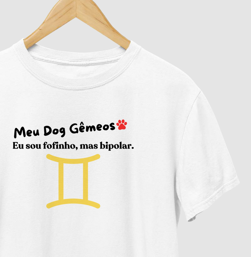 Camiseta Dog Gêmeos