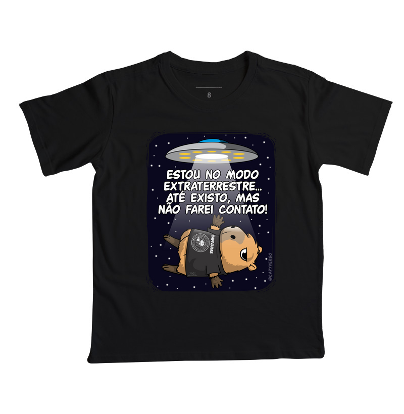 Camiseta Capivara Extraterrestre