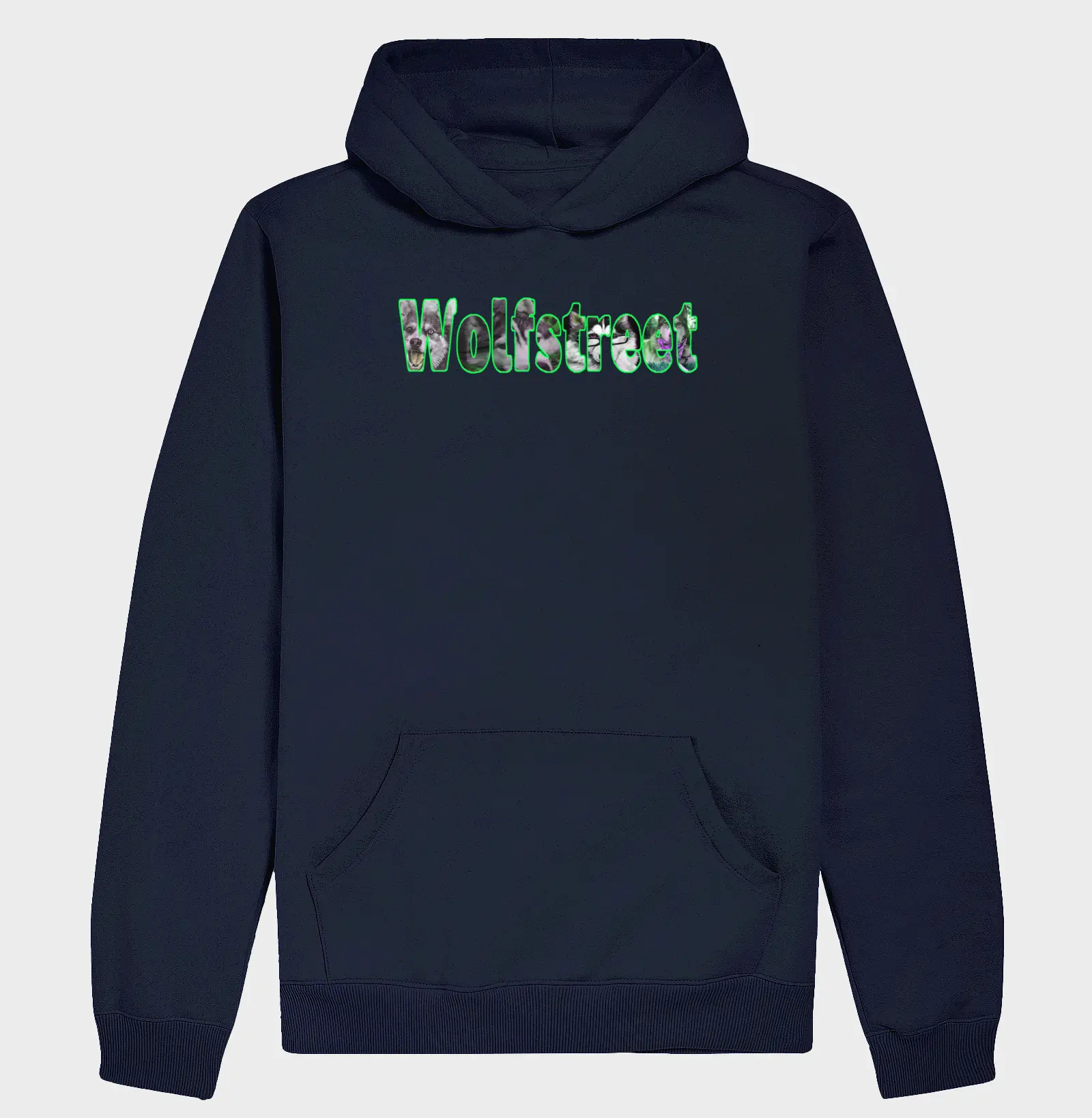 Moletom Hoodie Slim WolfAzm02