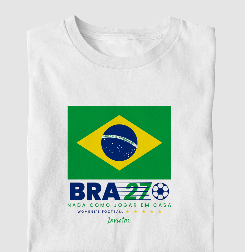 Camiseta Algodão Penteado - Bra 27