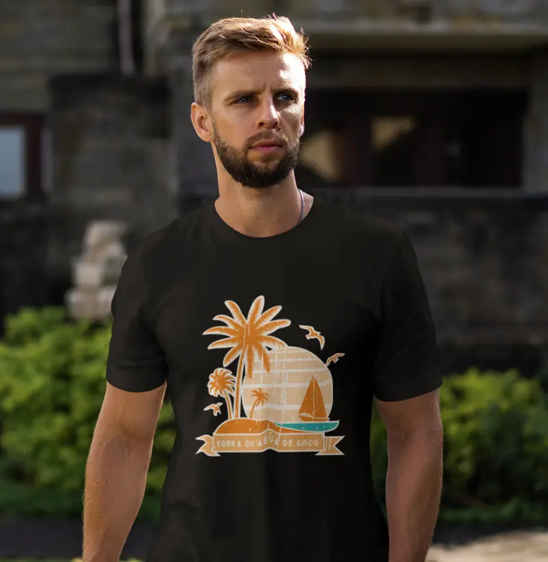 Camiseta ZP Estampada Vodka ou Água Unissex