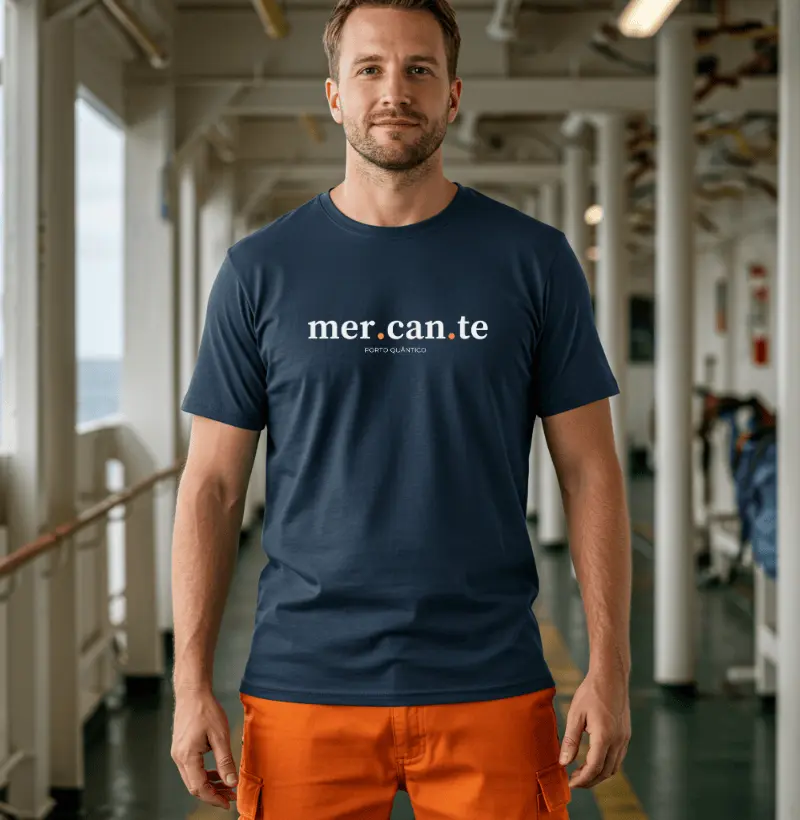 Camiseta Unissex 100% Algodão - Mercante