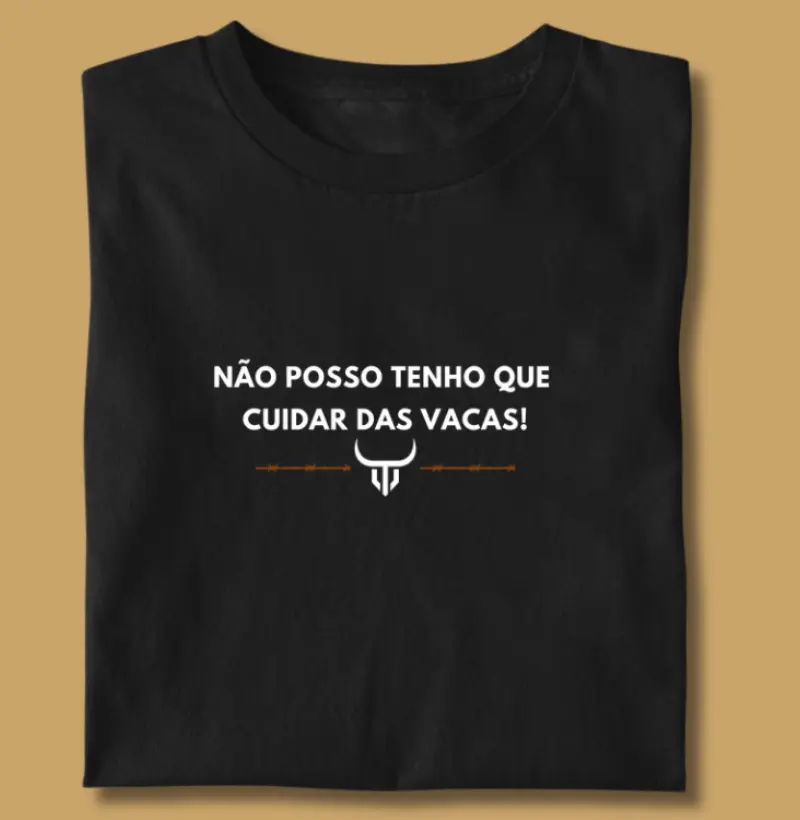 Não posso tenho que cuidar das vacas