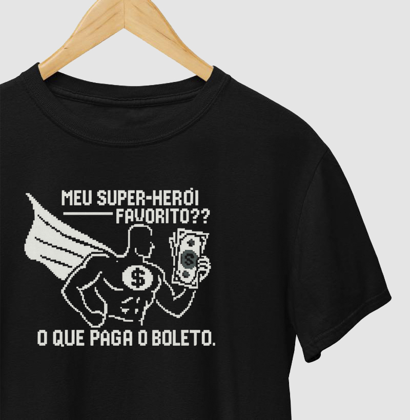 Camiseta Meu super-herói favorito