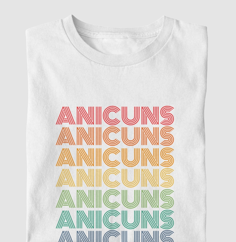 Anicuns Letreiro Retrô