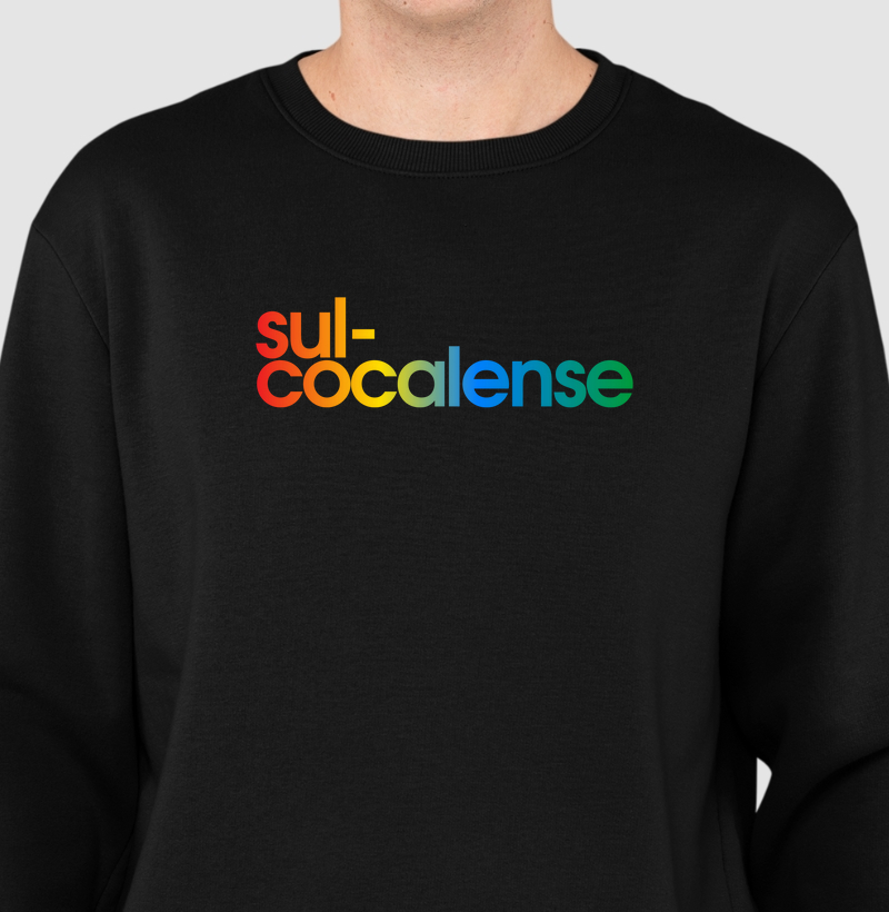 Suéter Moletom Sul-Cocalense Cores da Bandeira