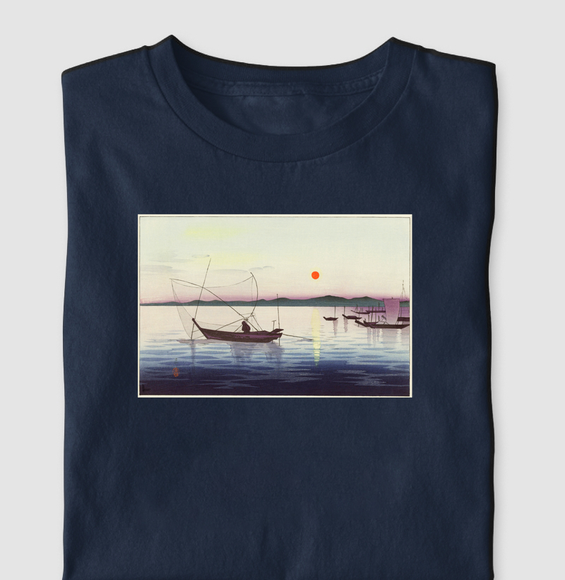Boats and Setting Sun