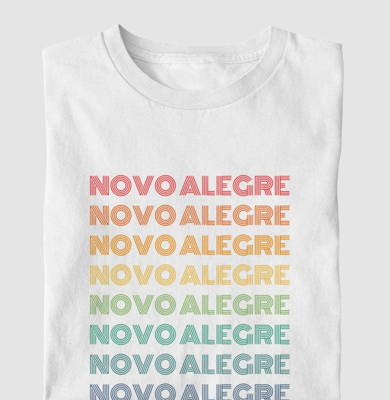 Novo Alegre Letreiro Retrô