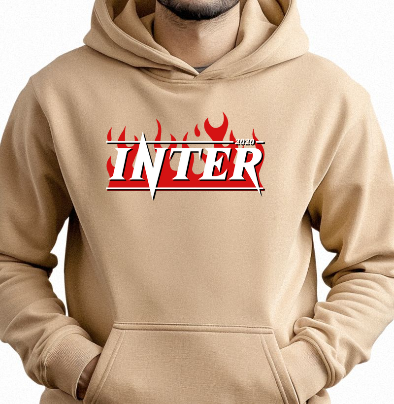 Hoodie Moletom - INTER FLAME