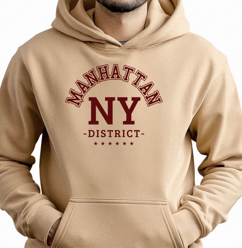 Moletom com Capuz - Manhattan