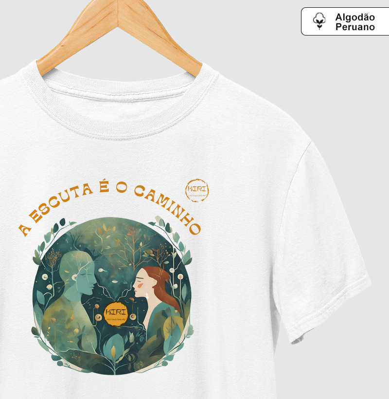 Camiseta Premium KIRI - A Escuta é o Caminho