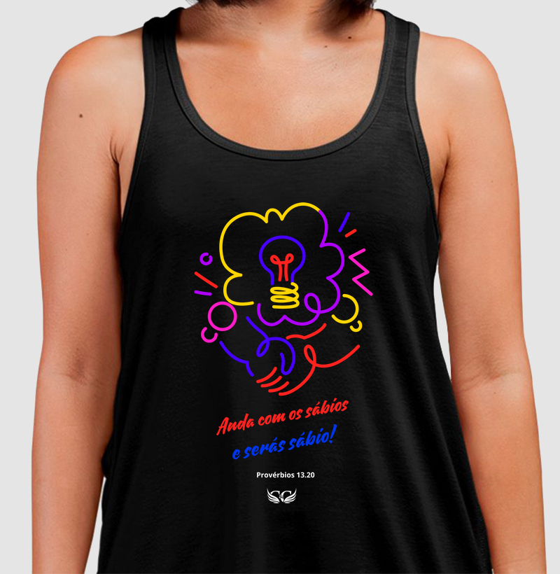 Camiseta Personalizada Anda com os Sábios. Pv 13.20