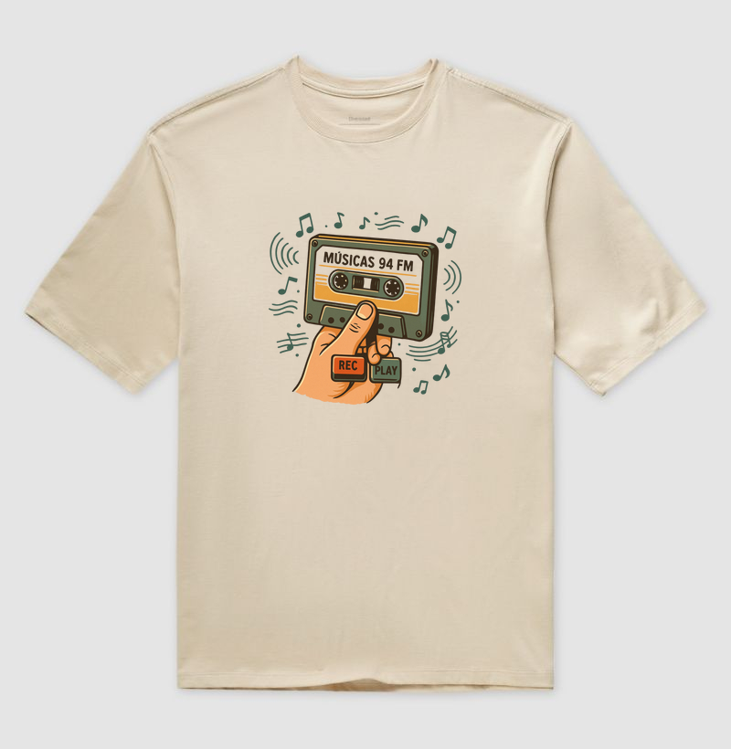 Camiseta Oversized Fita k7