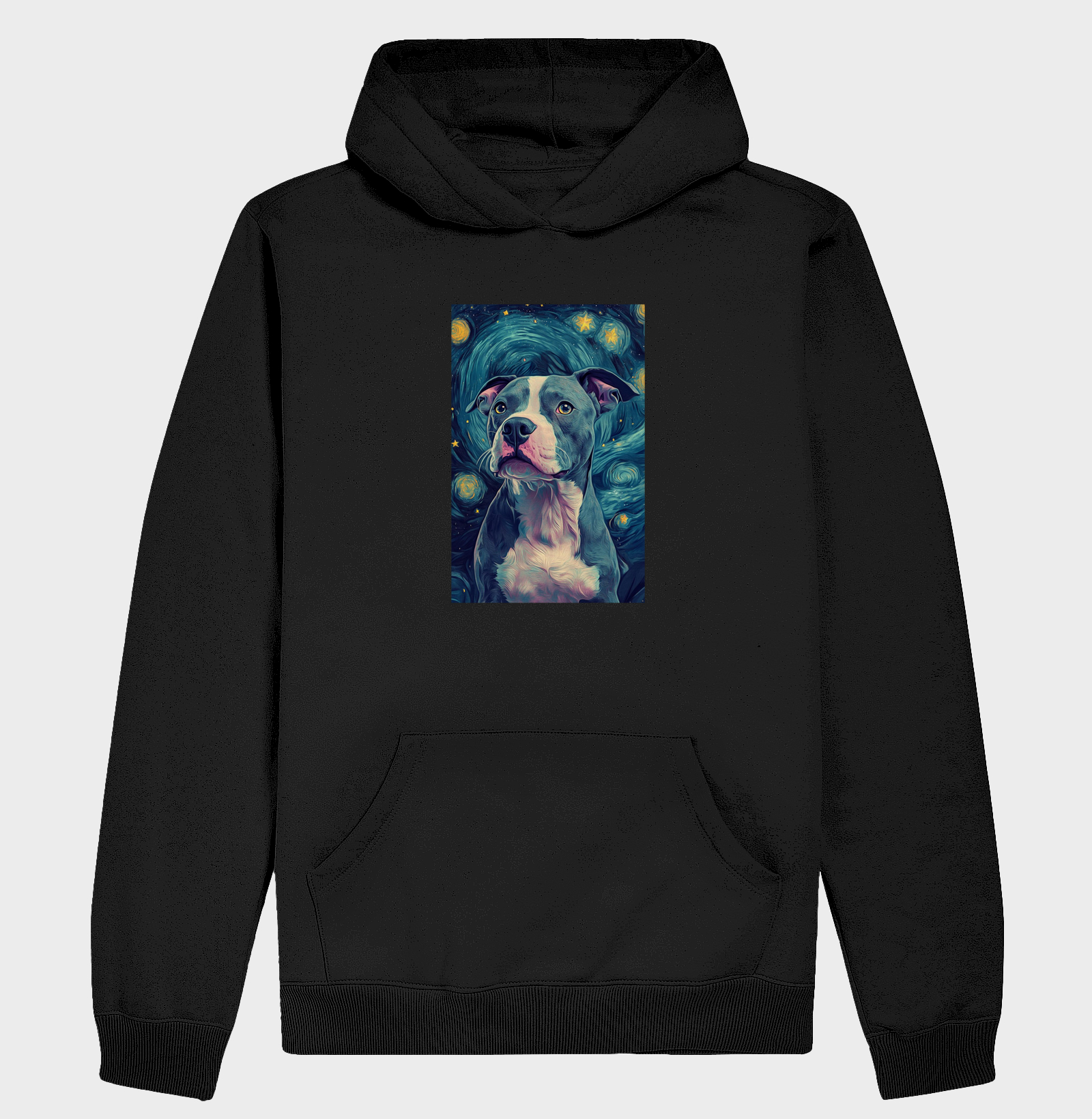 Pit Bull em noite estrelada de Vincent Van Goch