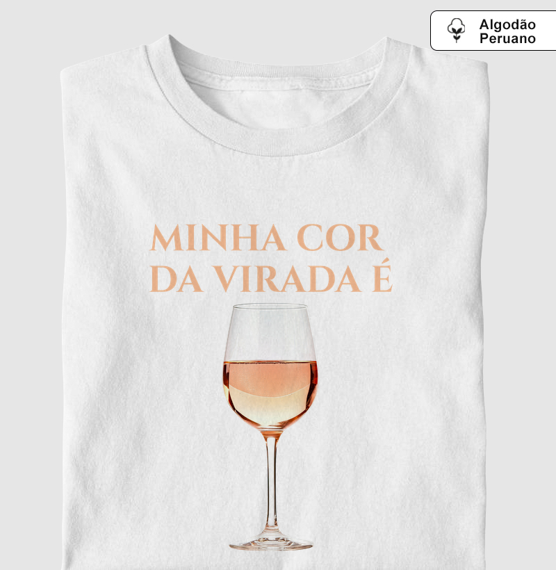 Camiseta Cor da Virada – Rosé
