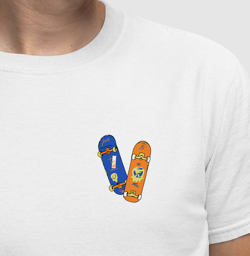 Skateboard 2X Estampa Peito