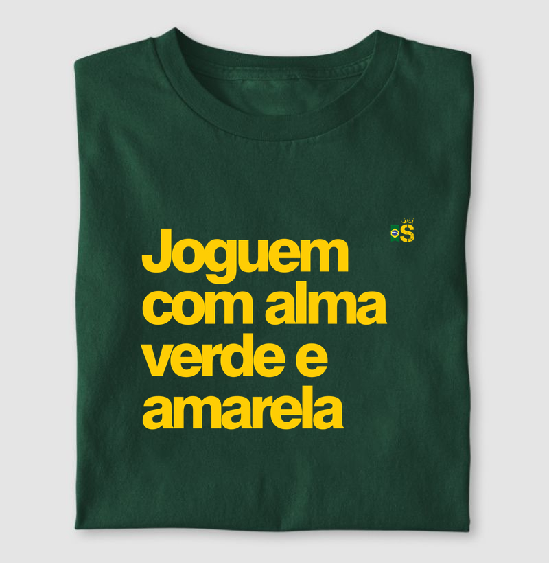 Joguem com alma verde e amarela