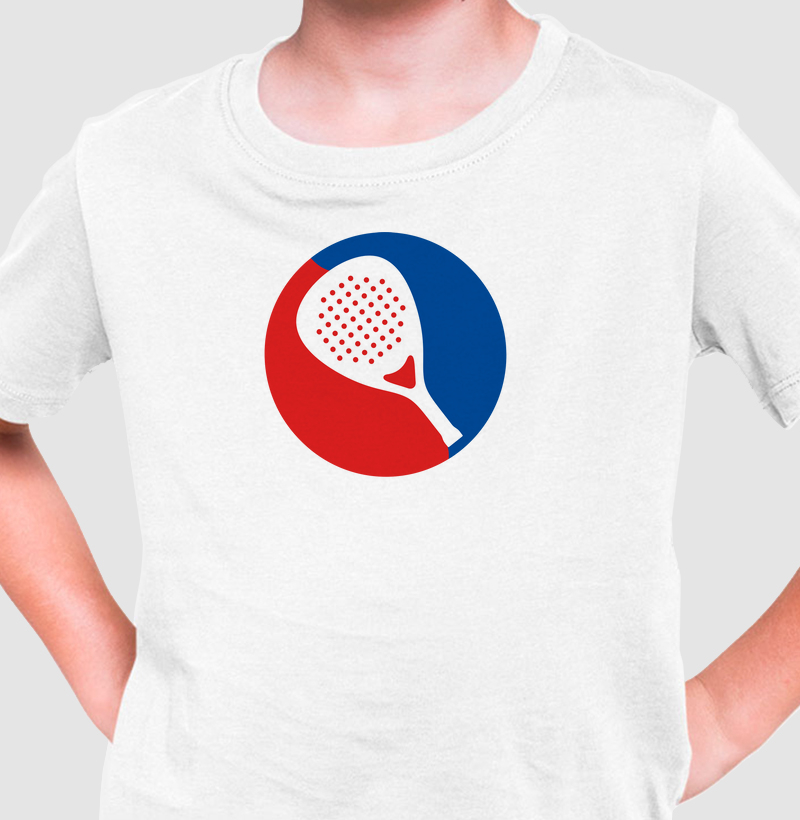 Camiseta Infantil - Raquete em Foco