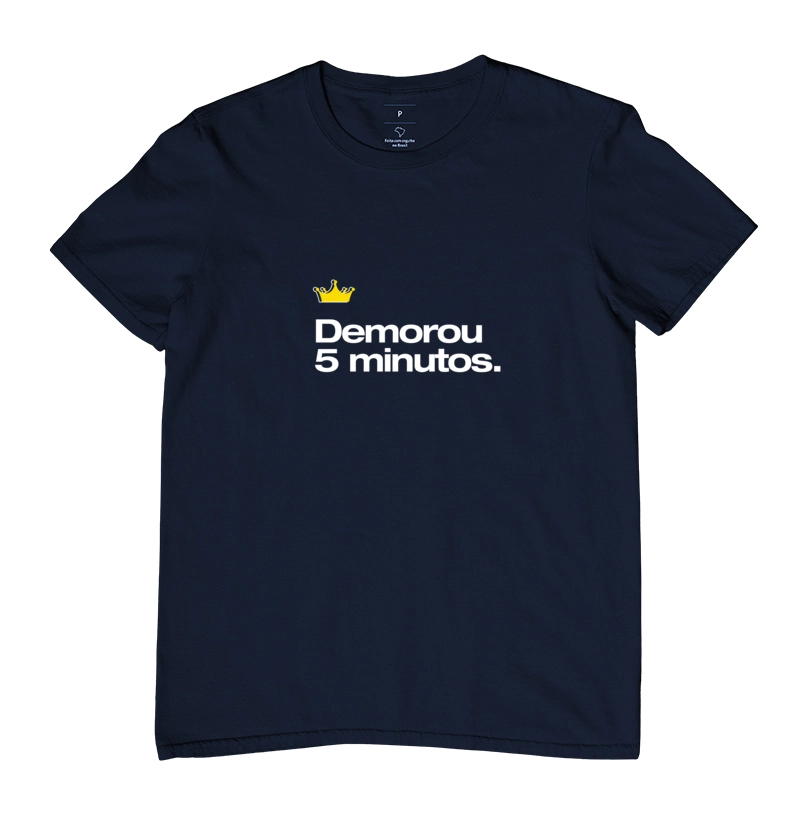 Demorou 5 minutos