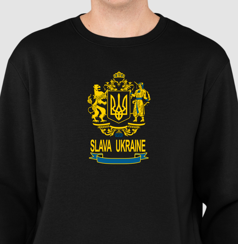 Suéter Moletom Slava Ukraine