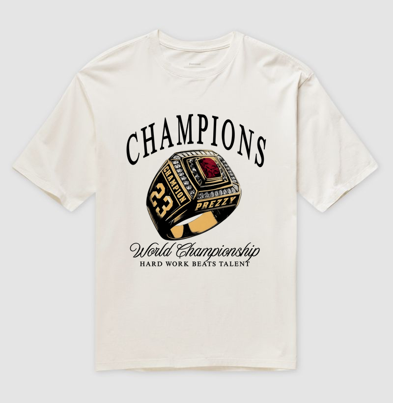 Camiseta Prezzy Champions Oversized