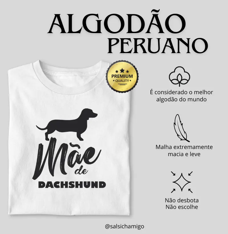 Mãe de dachshund [Algodão Peruano]