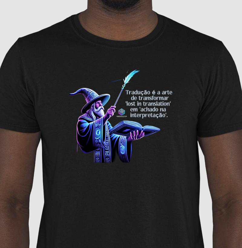 Camiseta Básica A Arte da Tradução - MindProductions