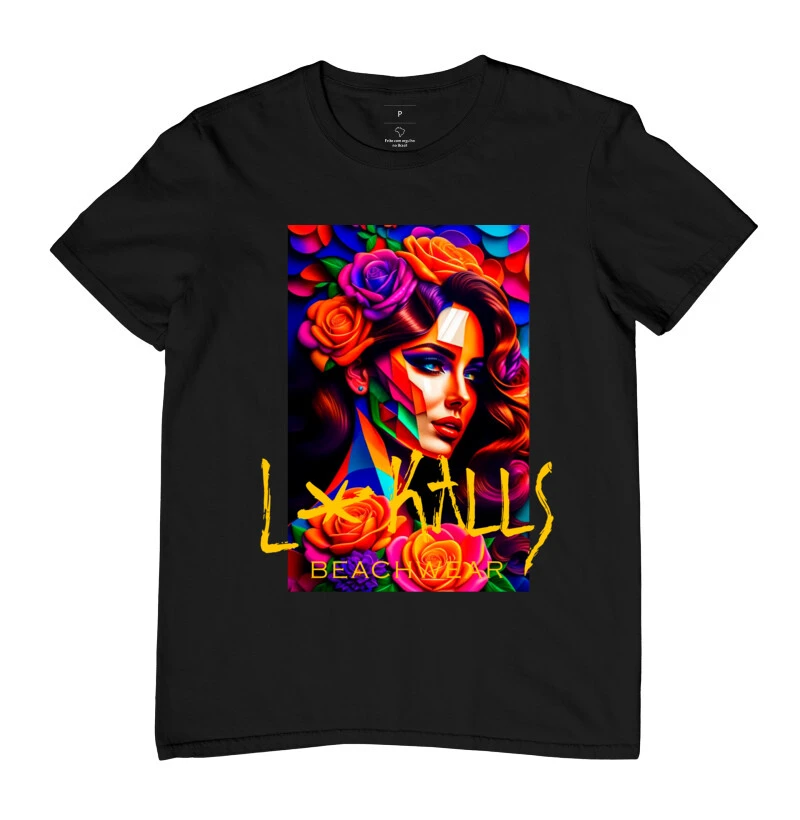 CAMISETA LADY POP ART