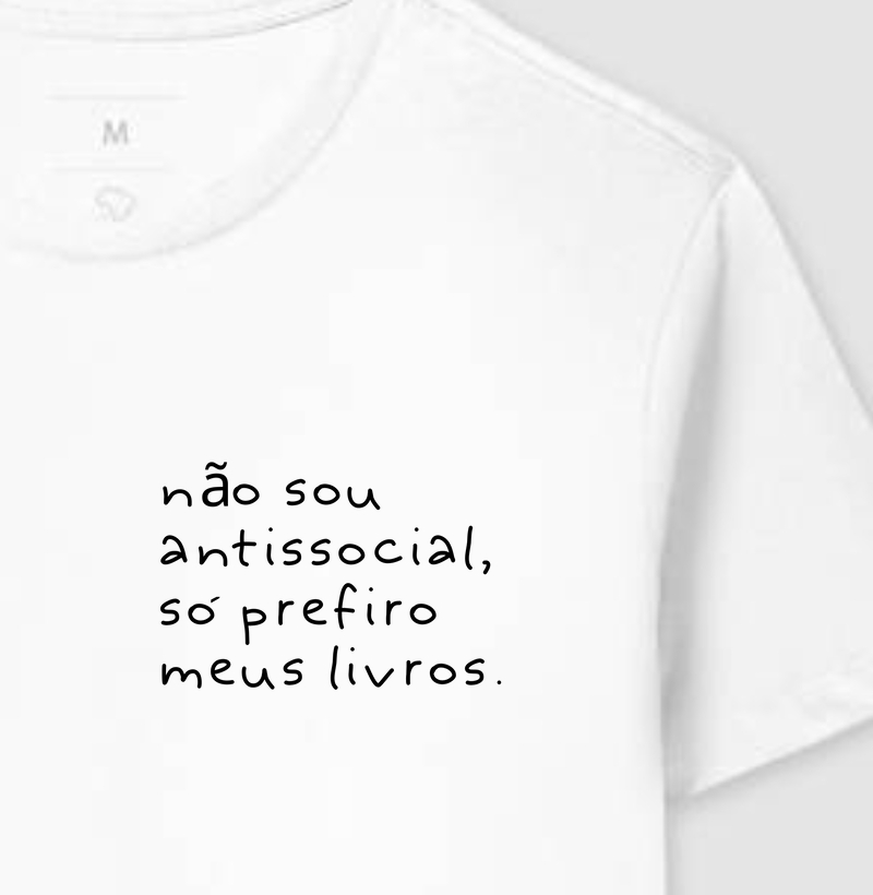 não sou antissocial só prefiro meus livros