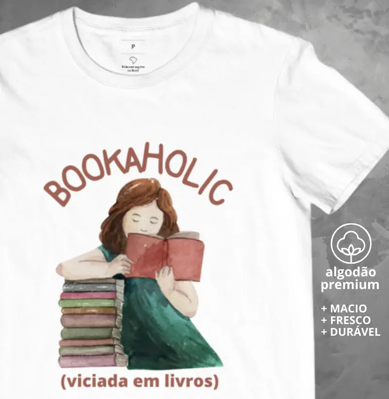 Camiseta Viciada em Livros