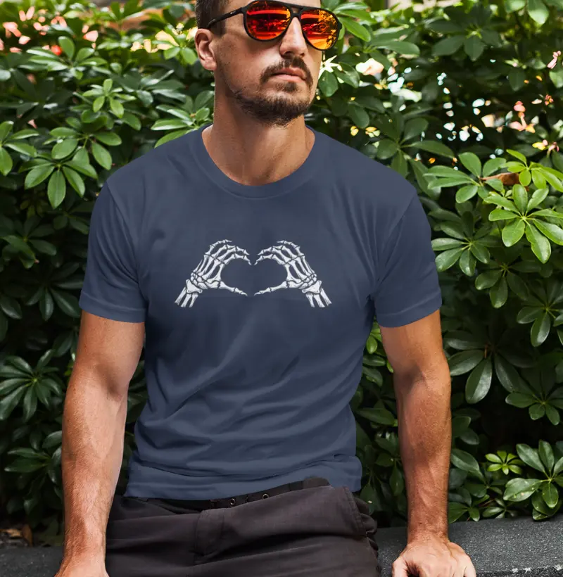 Camiseta personalizada Skeleton Love | Amor Eterno