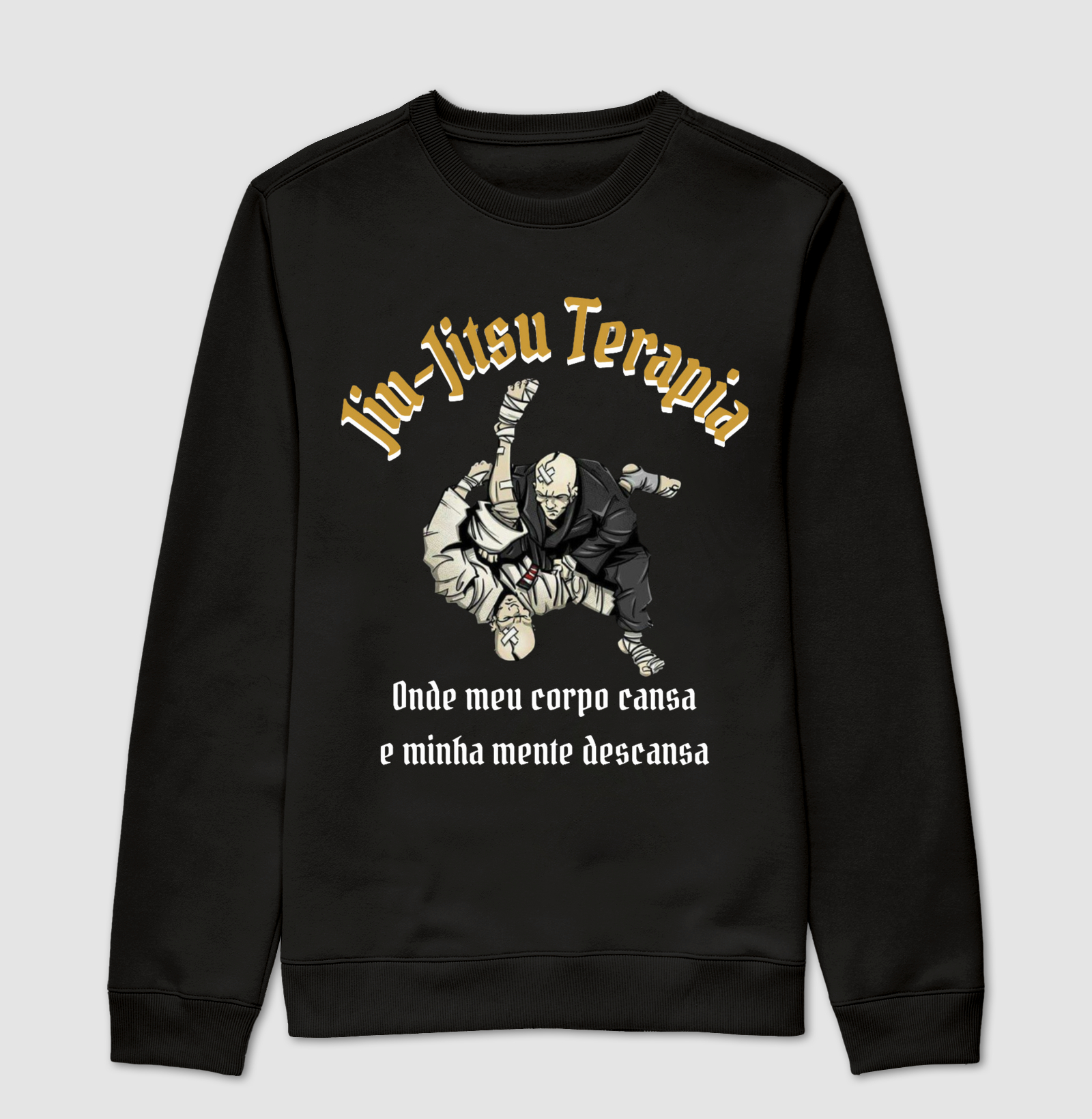 Suéter Moletom Jiu-Jitsu Terapia