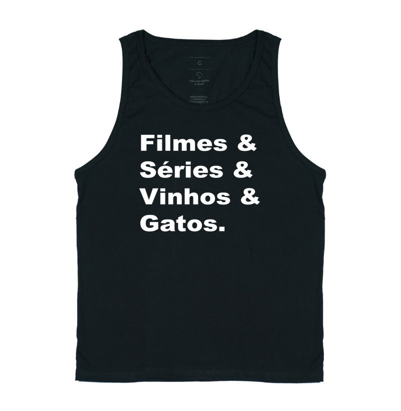 Filmes & Série & Vinhos & Gatos. 