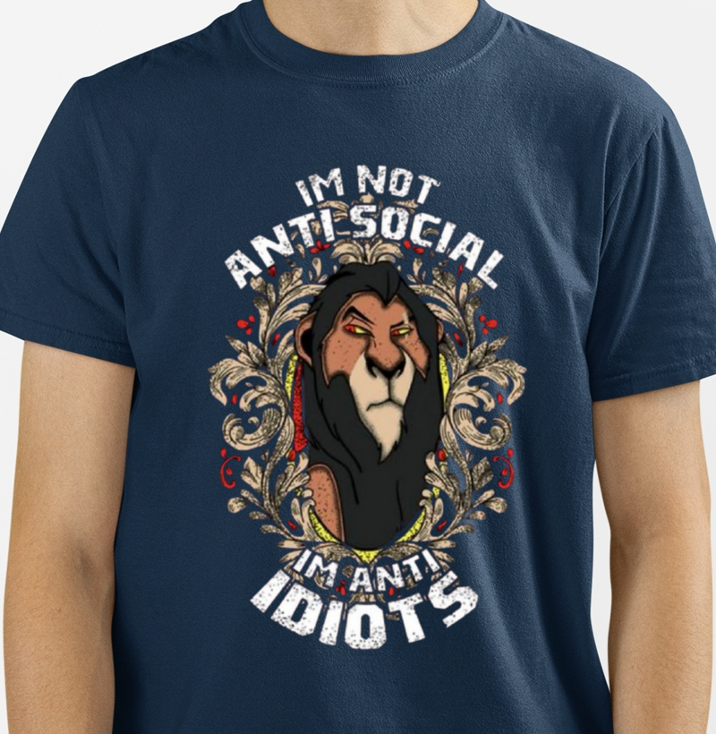 I´M NOT ANTI SOCIAL - I´m ant idiots