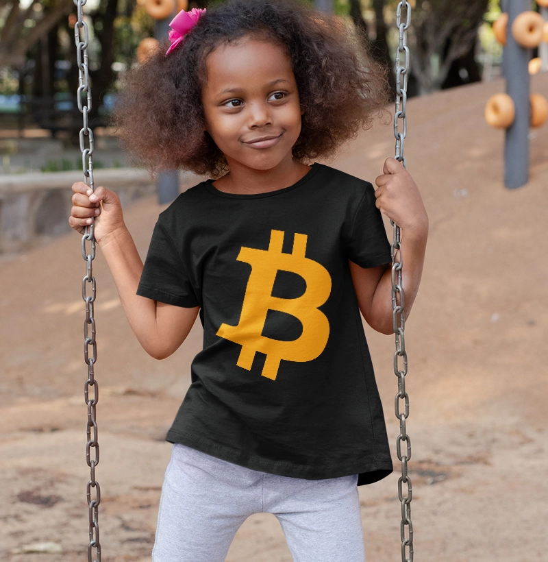 Camisa infantil Bitcoin