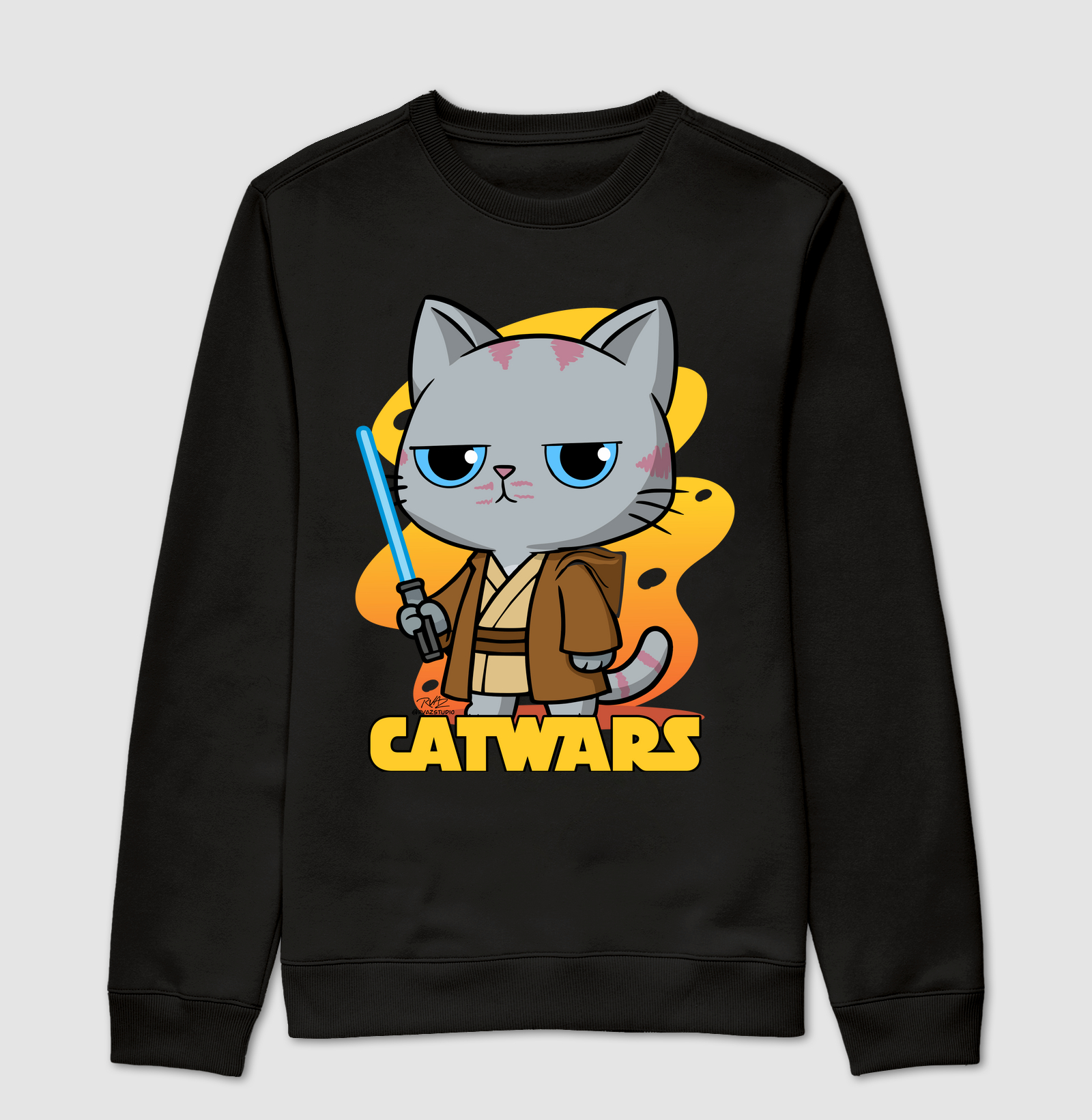Camiseta Gato Sincero Jedi