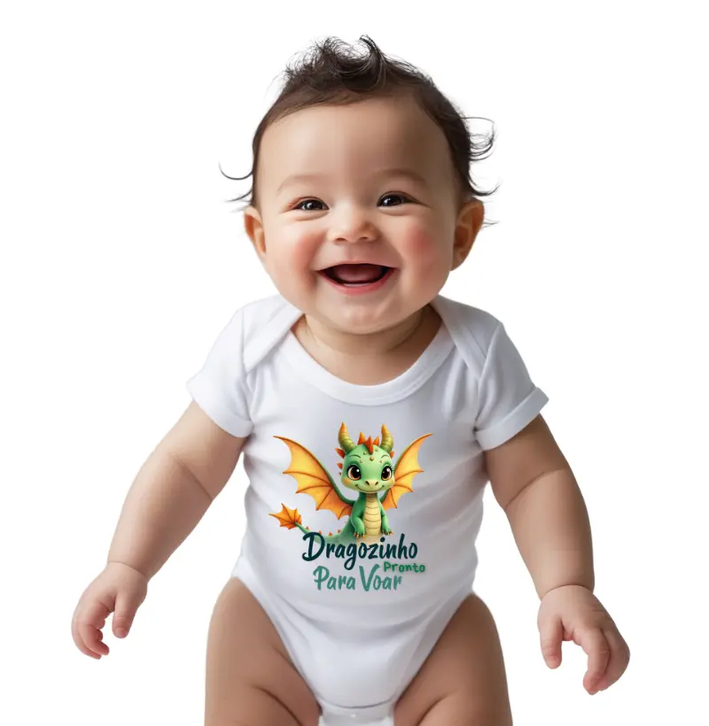 Body Baby Dragon Pronto para Voar