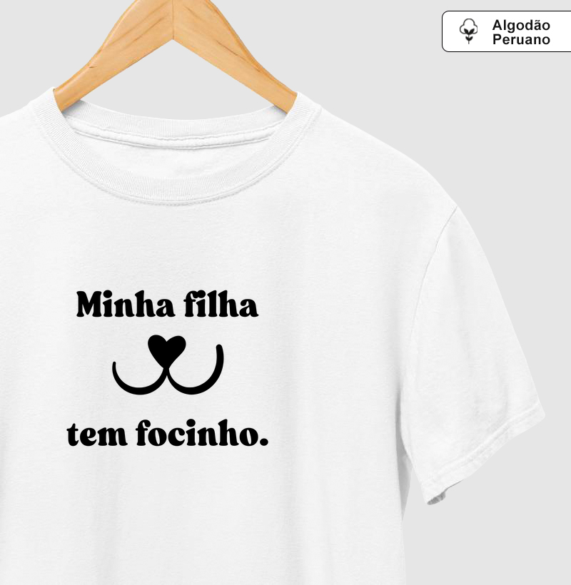 Frases: Minha filha tem focinho.