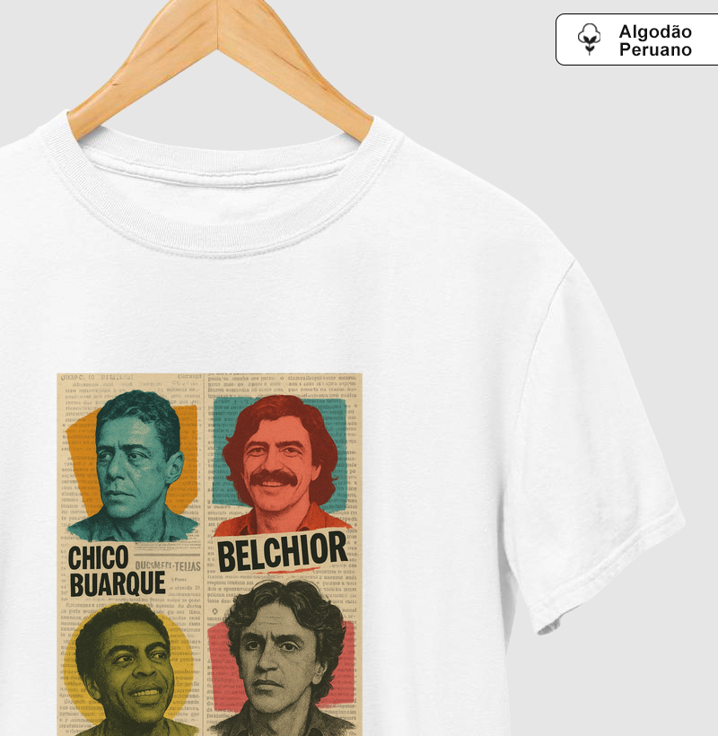 Camiseta Belchior, Chico, Caetano e Gil 