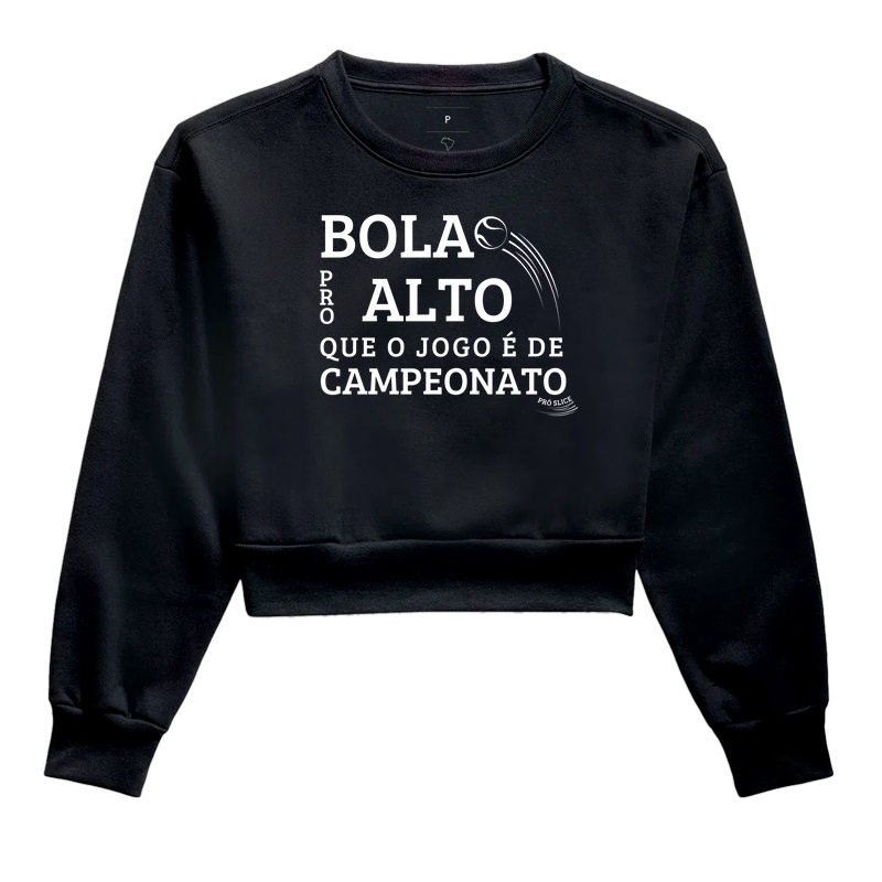 Bola pro alto que o jogo é de campeonato!