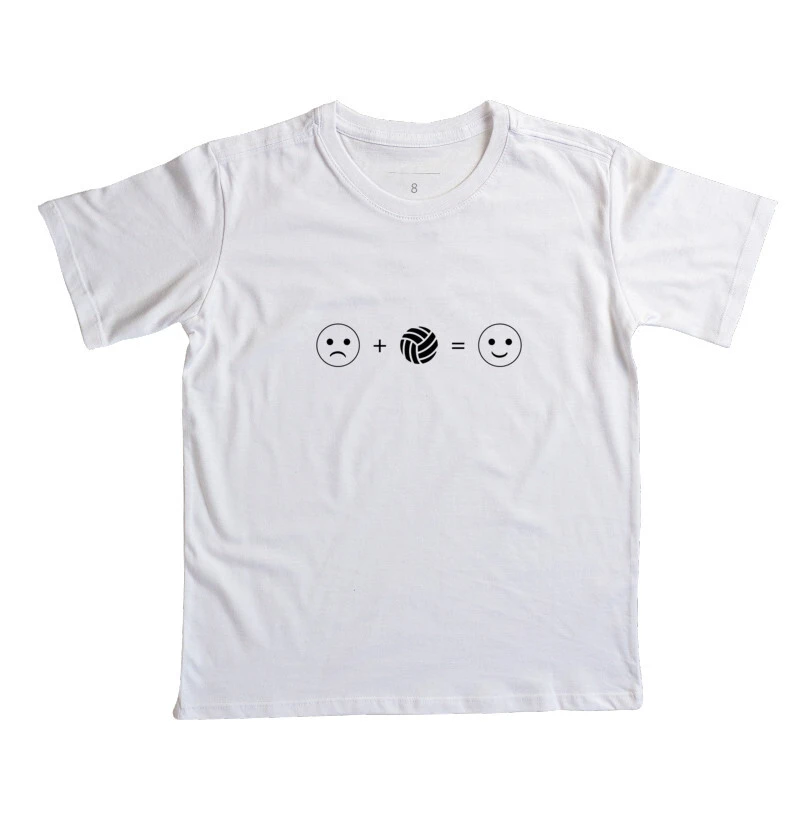 Camiseta Infantil Felicidade Voleibol