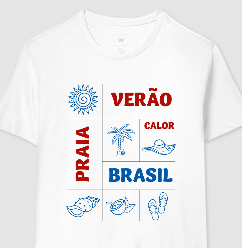 CAMISETA VERÃO CALOR